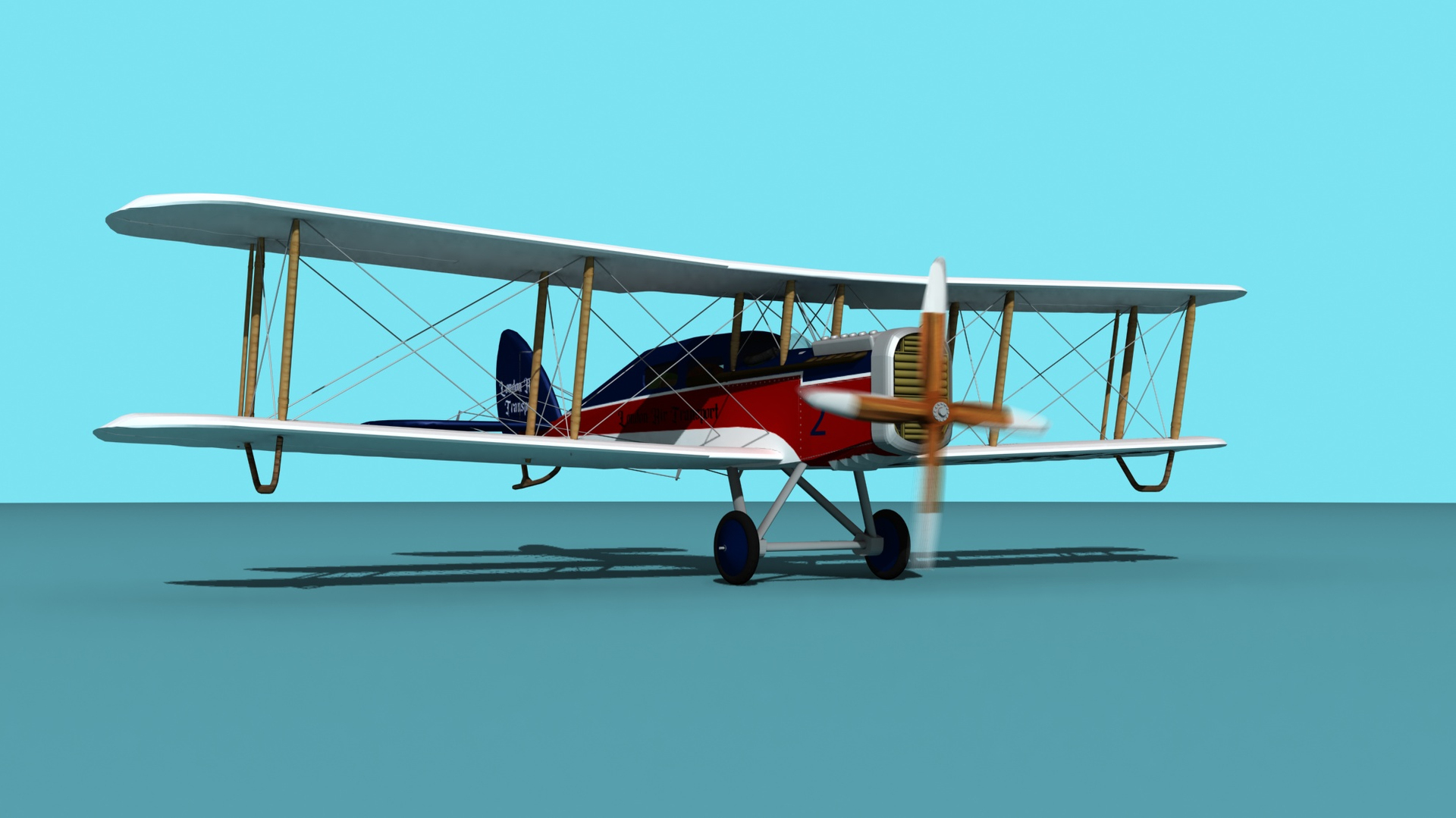 3D Airco DH-4 London Air Transport model - TurboSquid 1752351