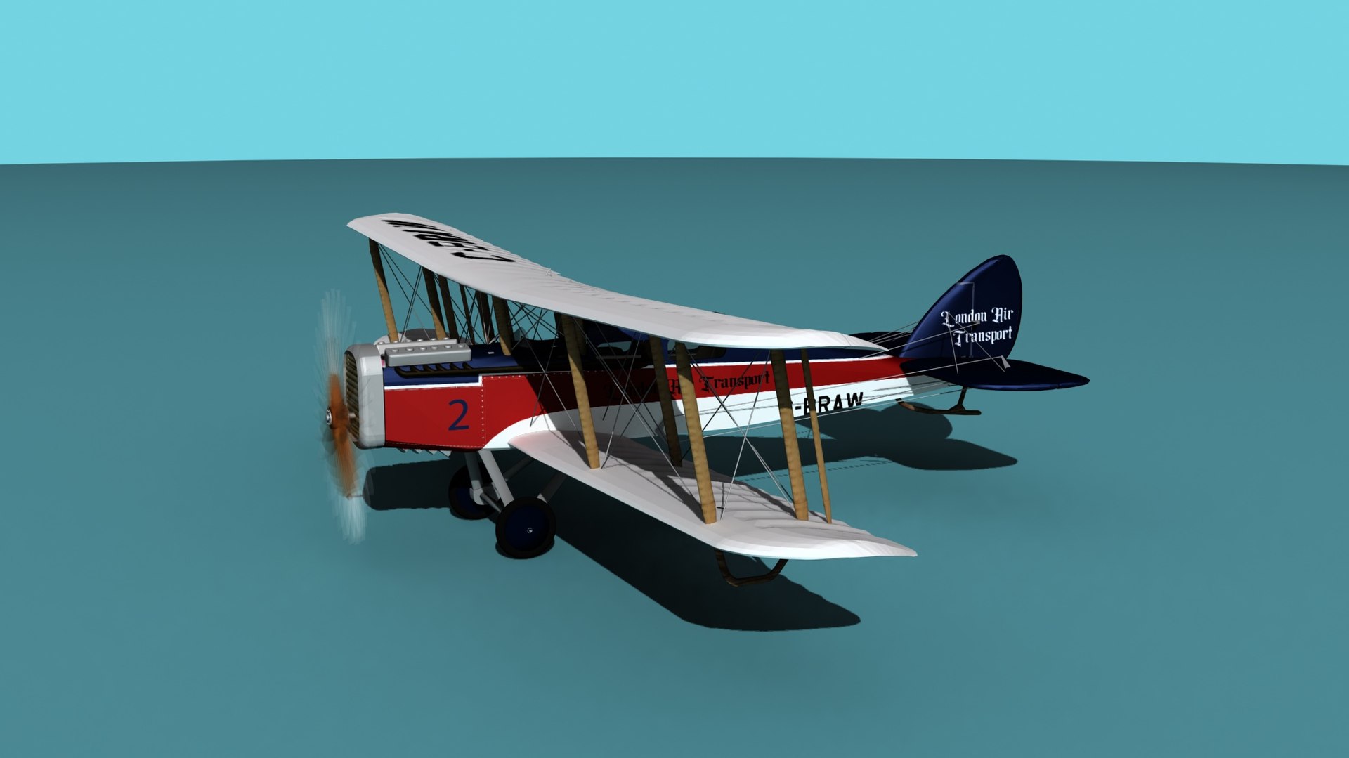 3d Airco Dh-4 London Air Transport Model - Turbosquid 1752351