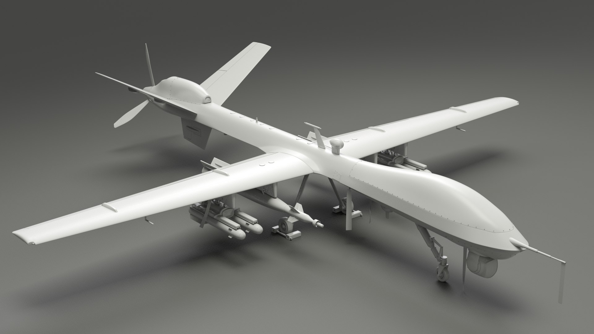 Mq 9 Predator 3d Model