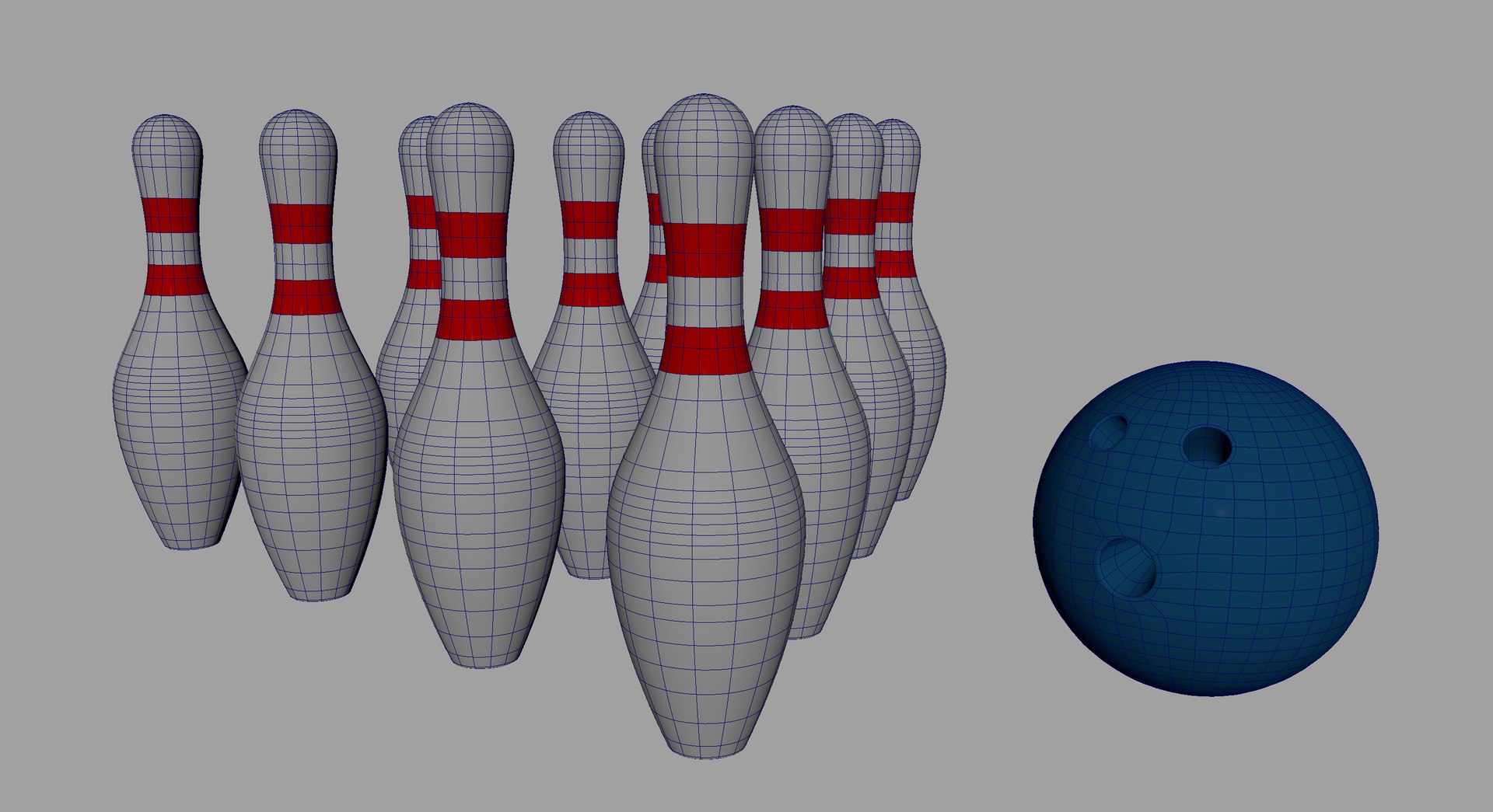 Stylized Bowling Set 3D Model 3D - TurboSquid 2412779