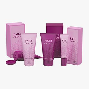 3D model creams set 03