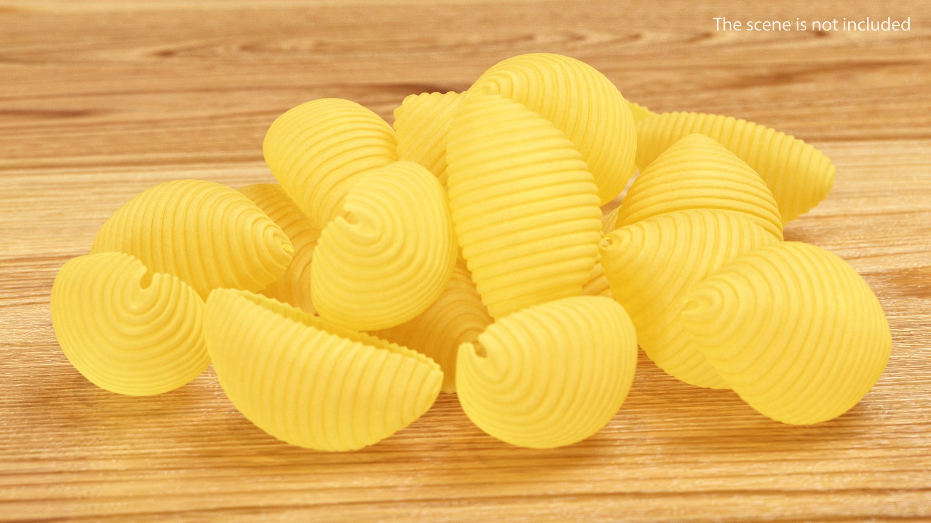 Shells Pasta 3D model preview