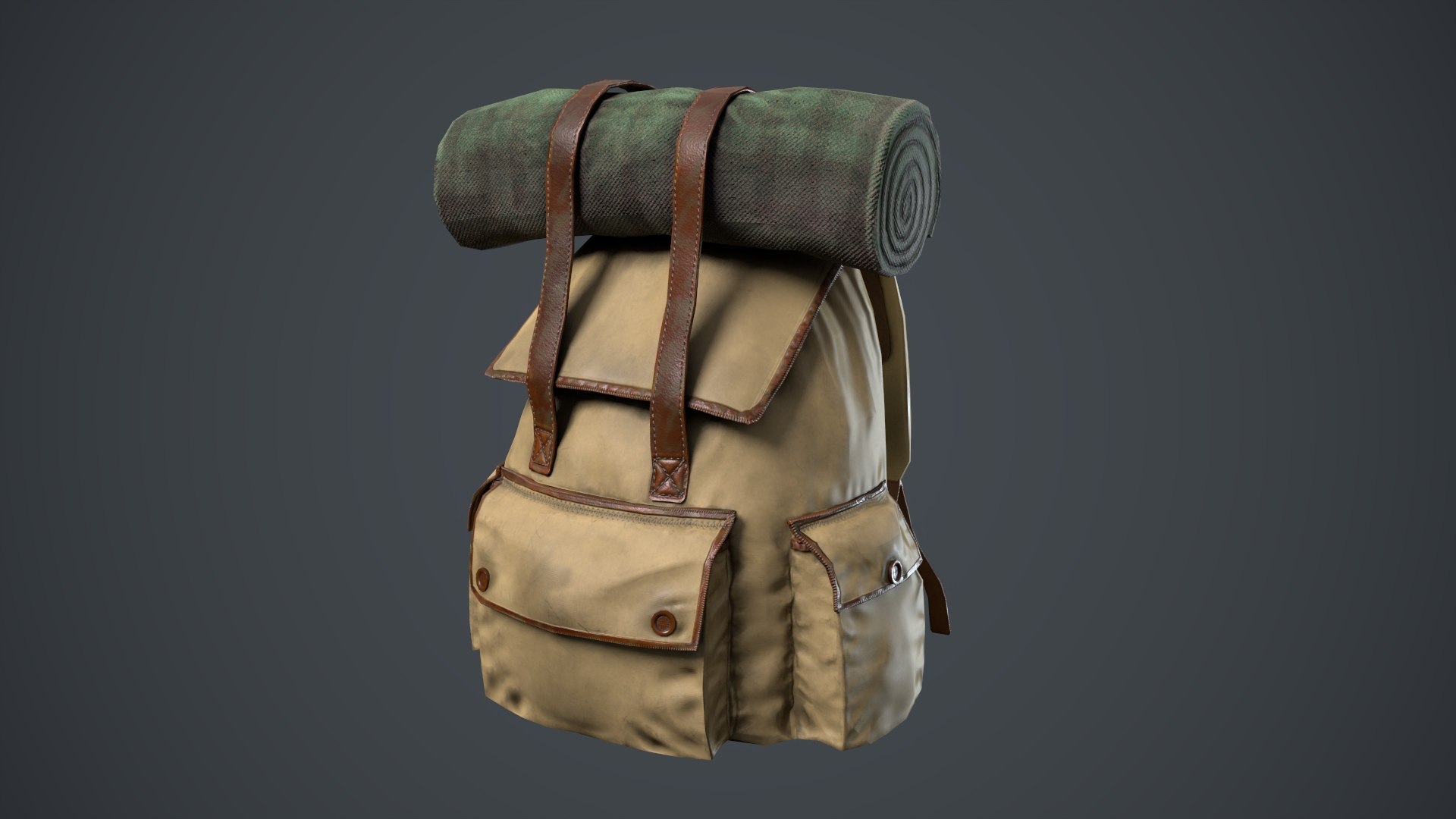 Backpack for school - Free 3D models