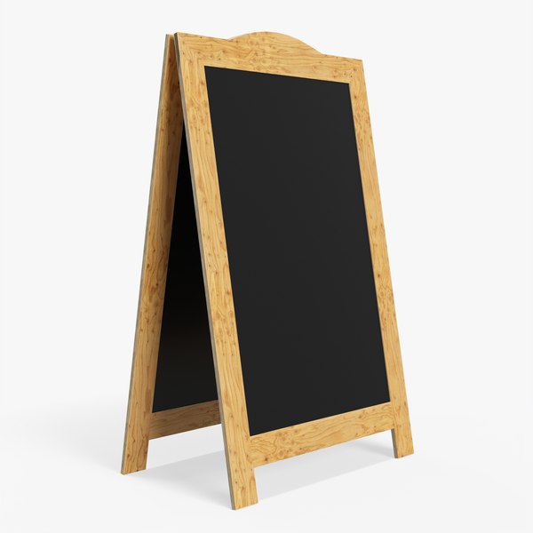 board chalkboard display model