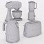 3D home appliances smeg model