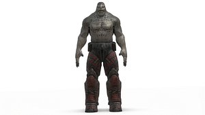 Hellshard Golem Monster 3D Character Low-poly 3D model