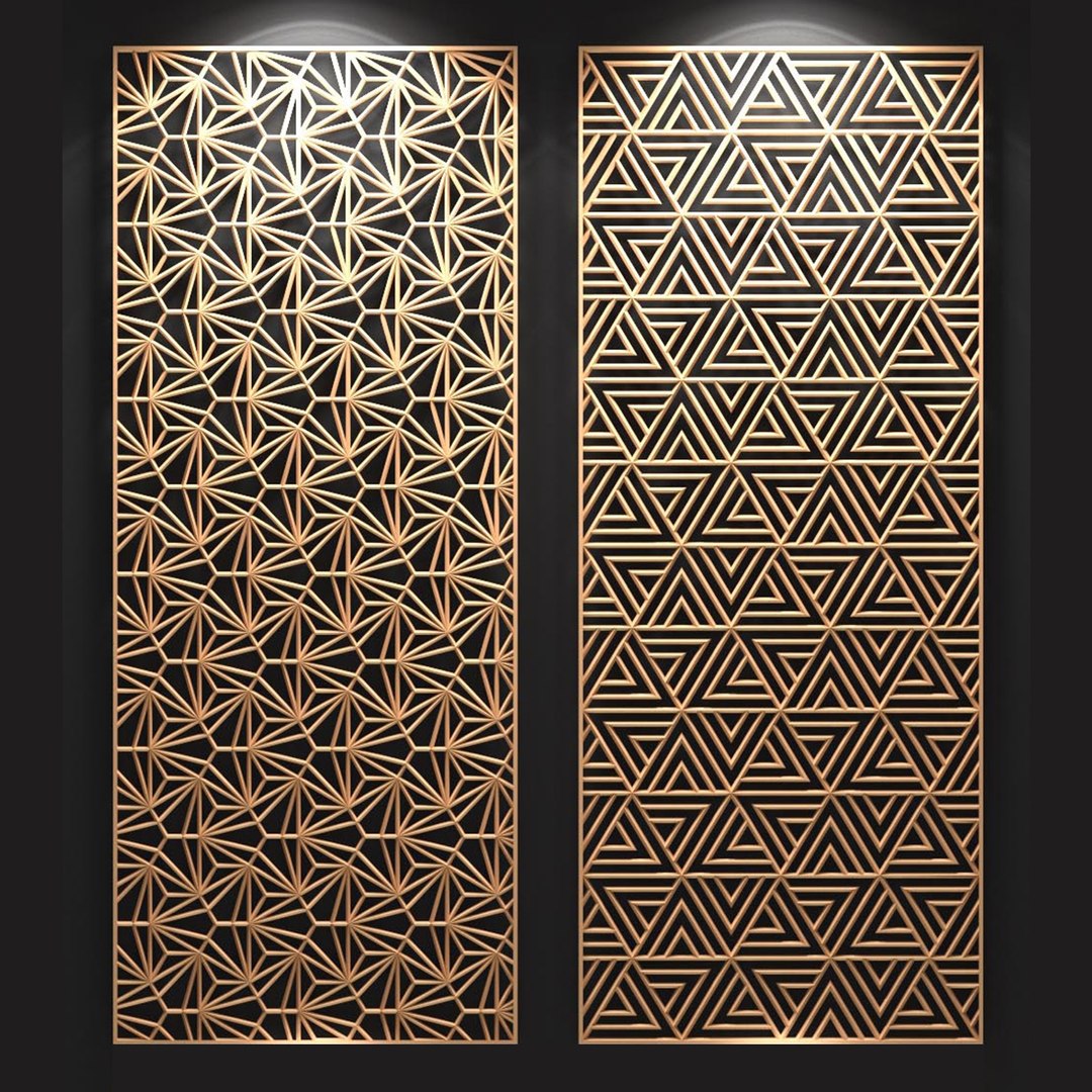 Decorative Partitions Patterns 3D Model - TurboSquid 1351923