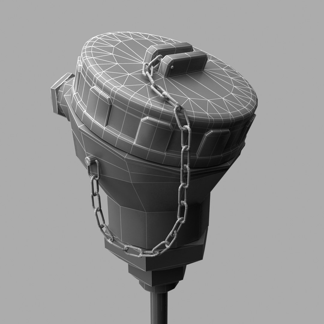 3d Model Thermocouple Temperature