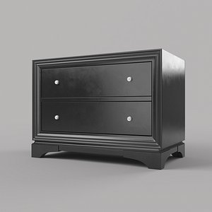 closed nightstand 3d max