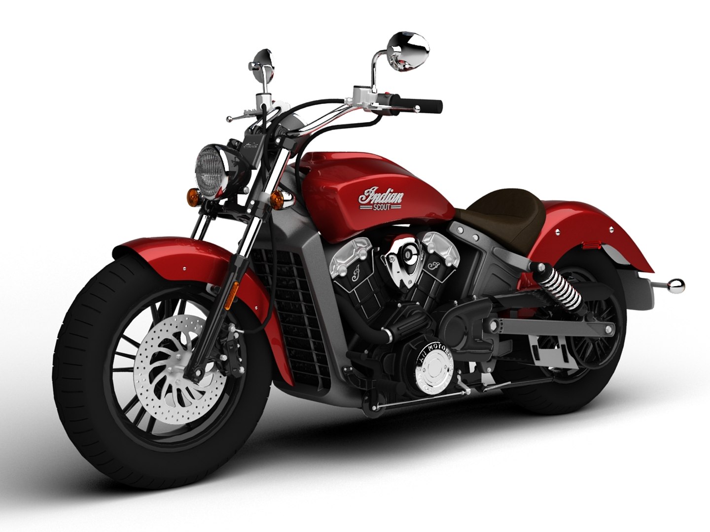 Indian Scout 2015 3d C4d