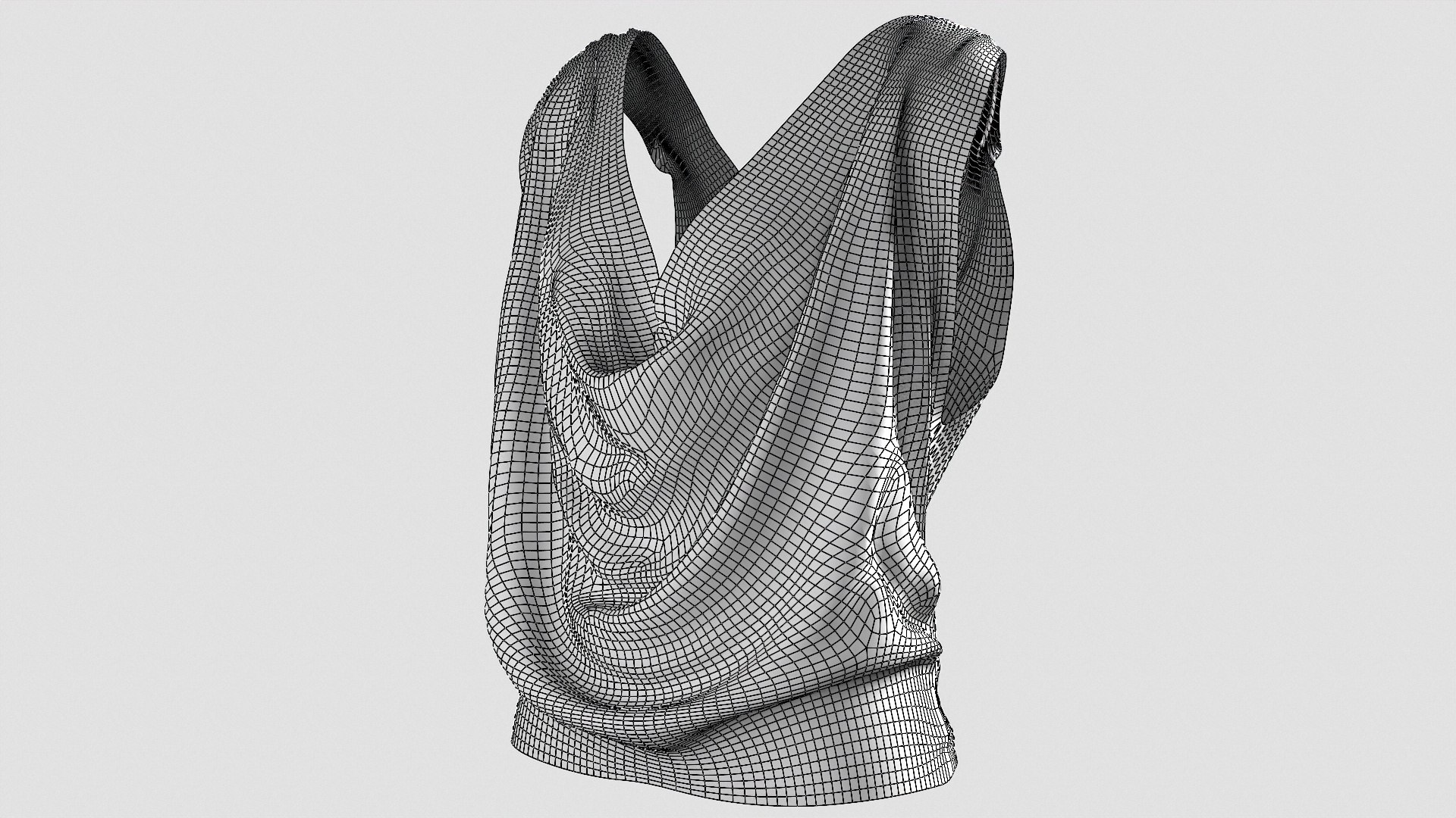 Cowl Shirt 3D Model - TurboSquid 1875883