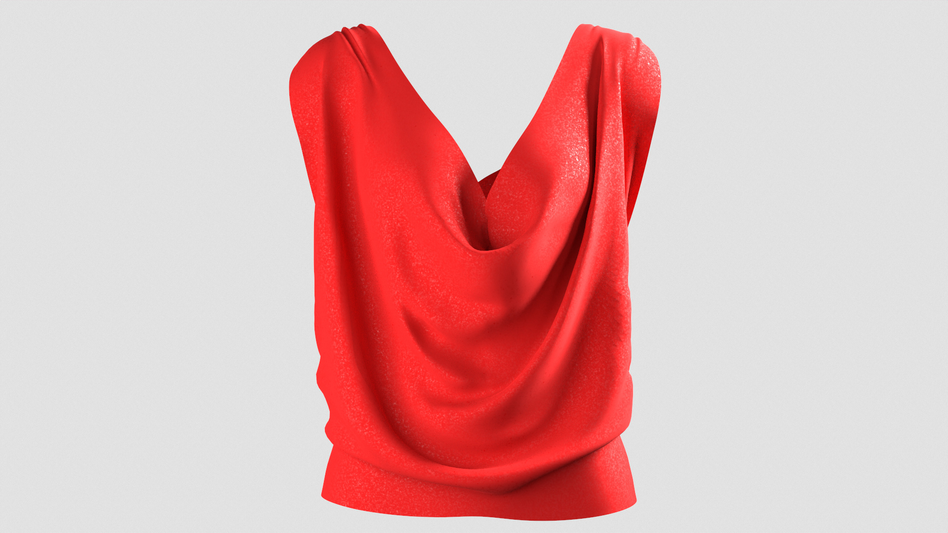 Cowl Shirt 3D Model - TurboSquid 1875883