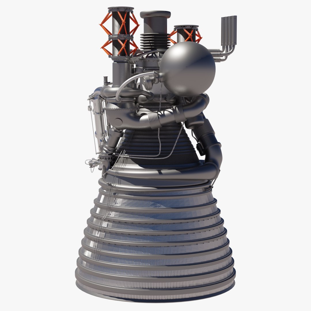 J-2 Rocket Engine 3D model - TurboSquid 1728987