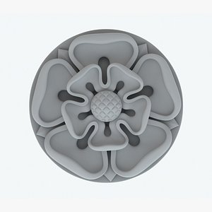 3D Gothic Ornament 098 model
