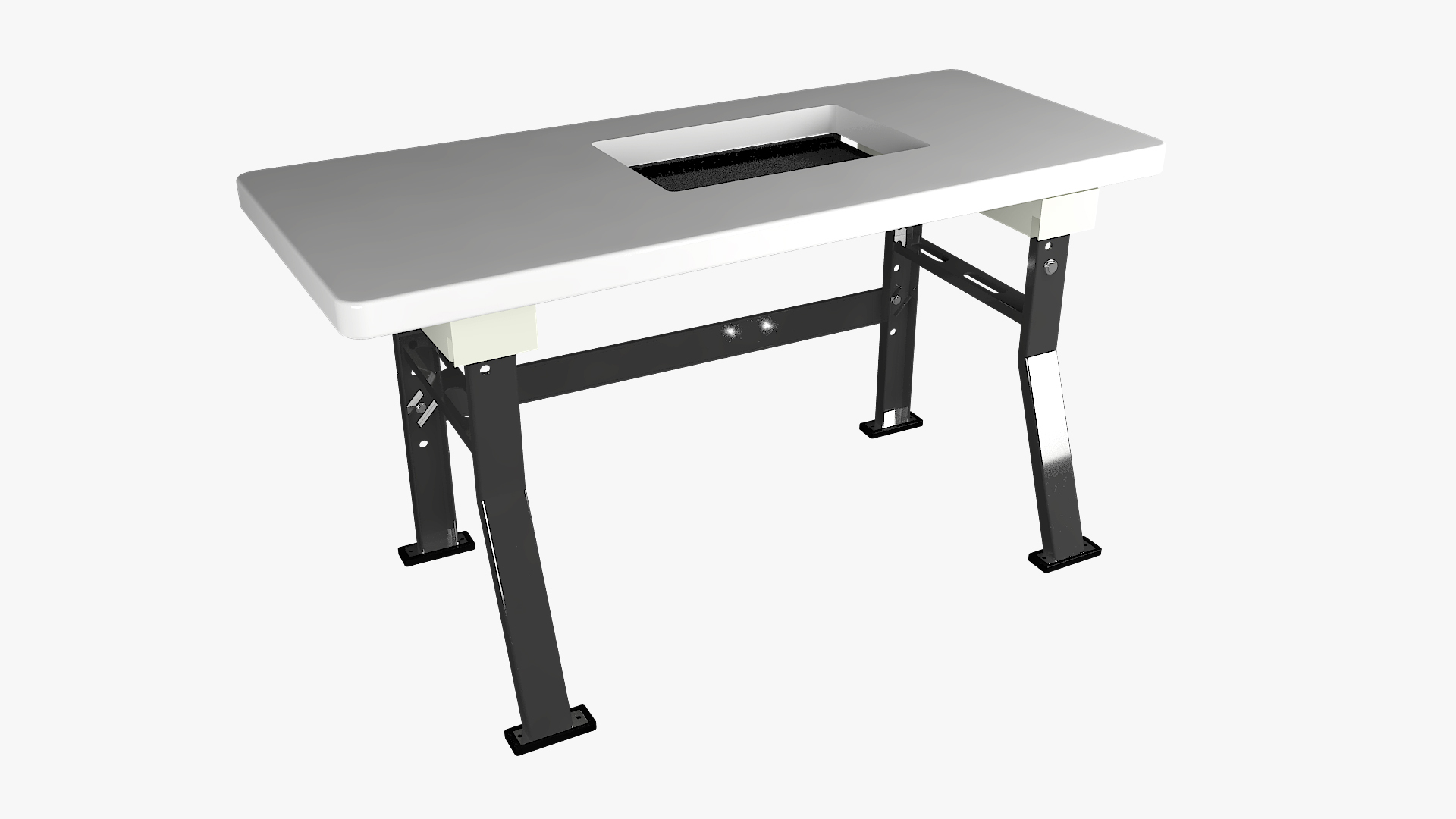 Sewing Machine Desk 3D model