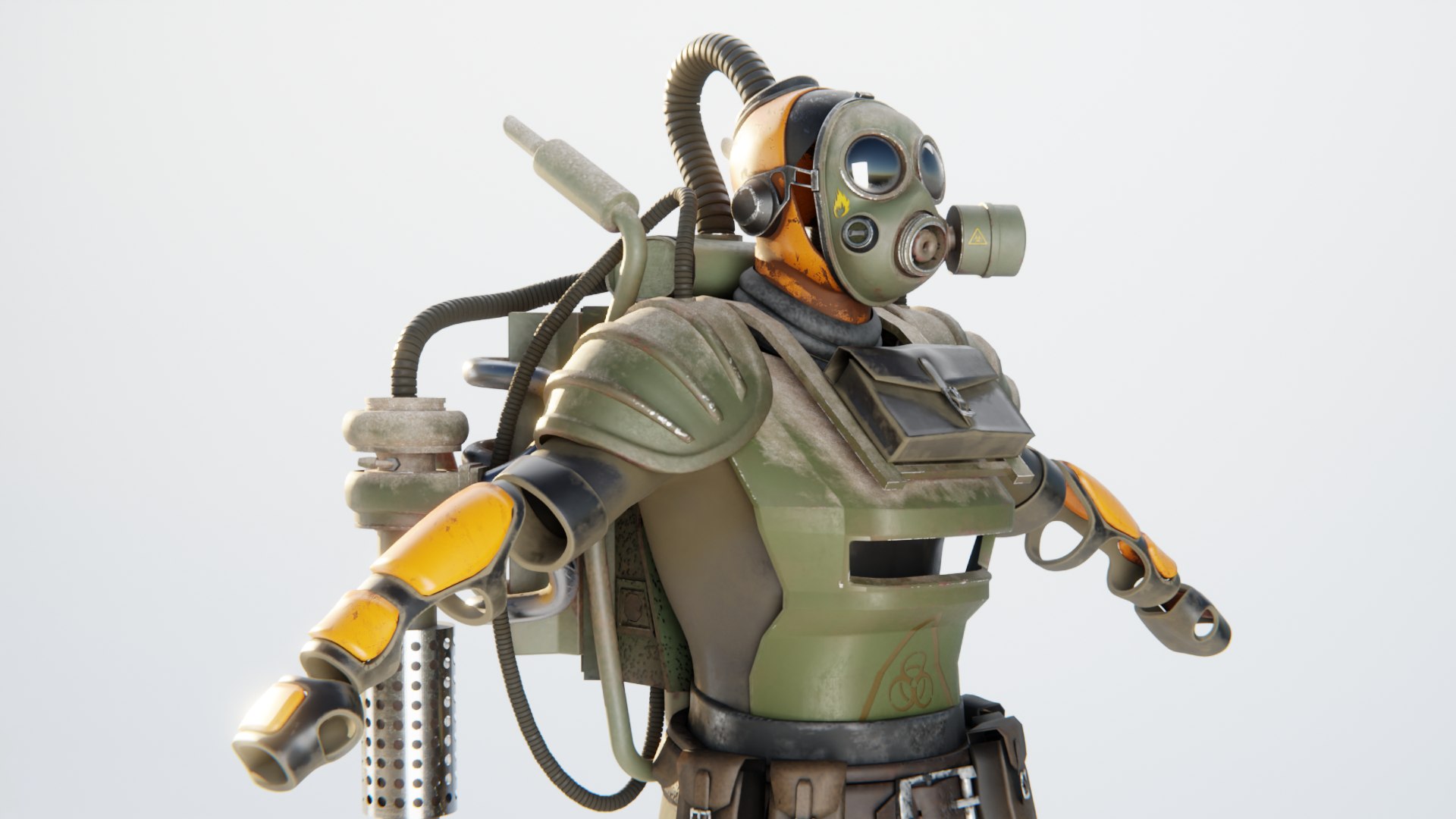 3D FALLOUT SUIT - TurboSquid 2217979