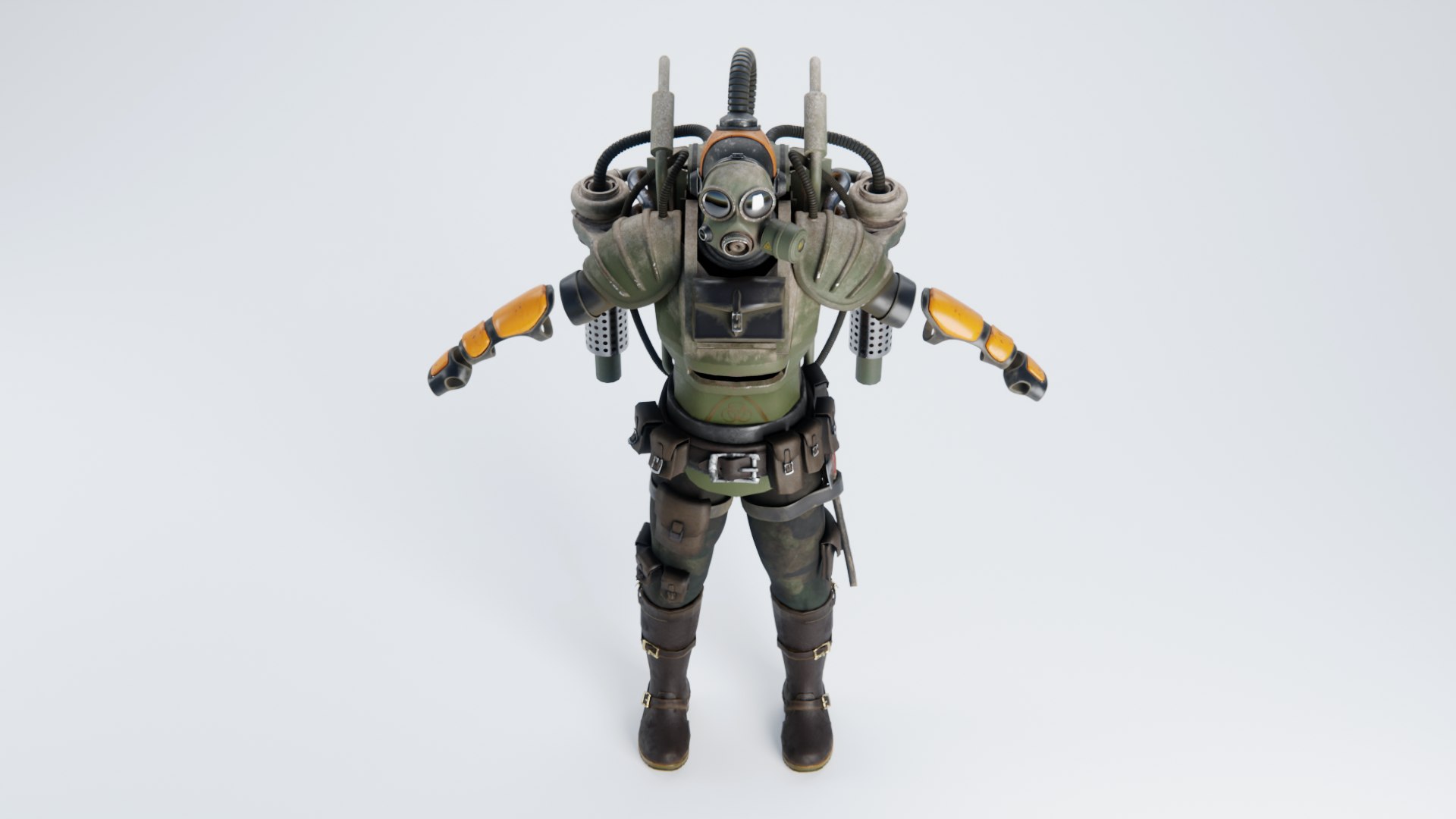 3D FALLOUT SUIT - TurboSquid 2217979