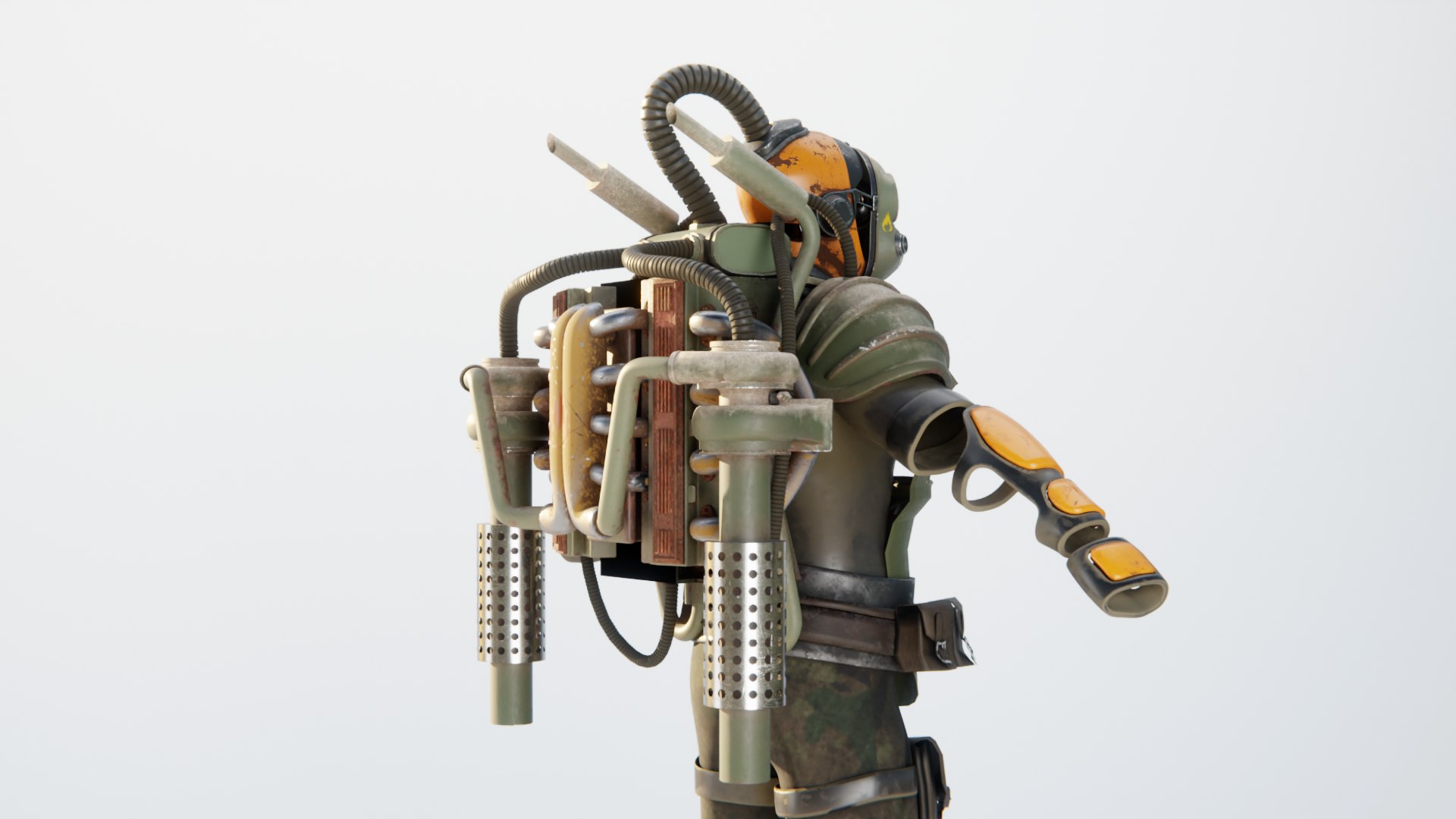 3D FALLOUT SUIT - TurboSquid 2217979