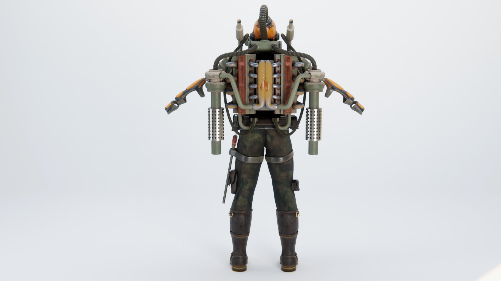 3D FALLOUT SUIT - TurboSquid 2217979