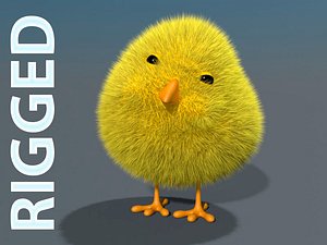 Chick - rigged
