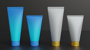 3D Cosmetics Tube model