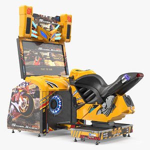 3D model Storm Riders Motorcycle Racing Arcade Game On
