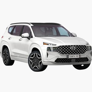3D model hyundai santa fe