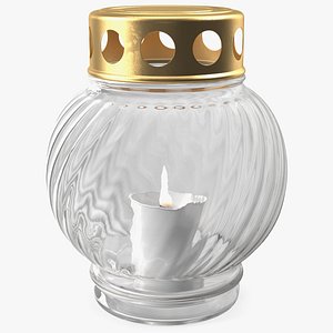 3D Memorial Grave Candle Lamp