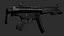 H&K MP5A3 with TacLight - Detailed Highpoly model