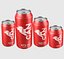 Collection de canettes de boisson - 4 tailles