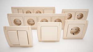 3d model electrical light