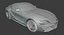 Toyota Supra lowpoly 3D модель