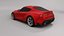 Toyota Supra lowpoly 3D модель