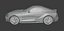 Toyota Supra lowpoly 3D модель