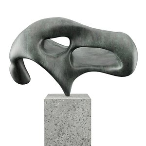 Liver form art sculpture