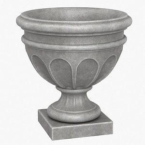 3D Planter Urn v4 model