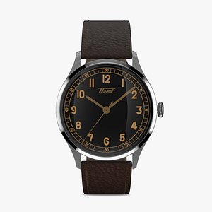 3D Tissot Heritage 1938 Automatic Cosc Black