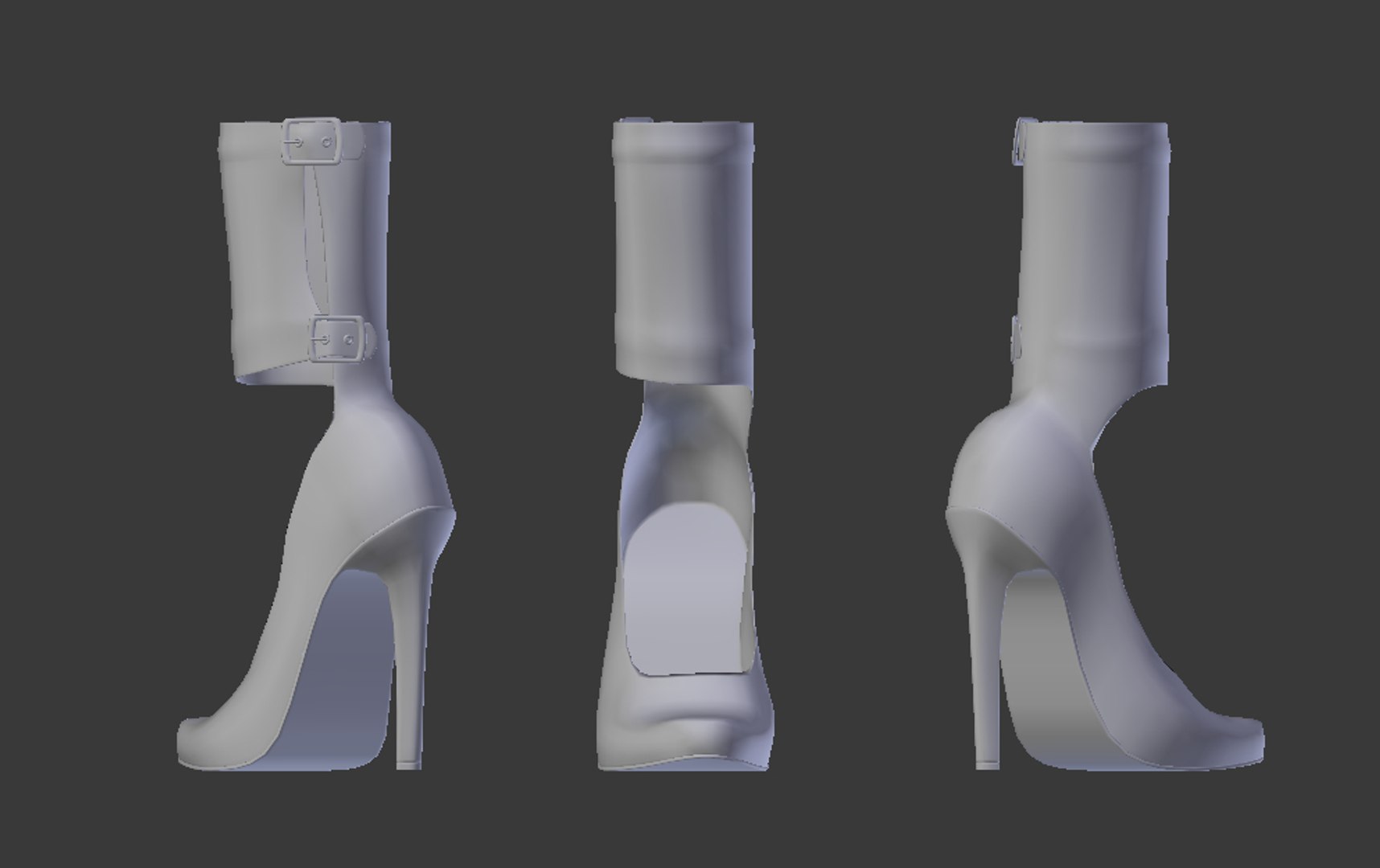 Heels shin 3D - TurboSquid 1534603