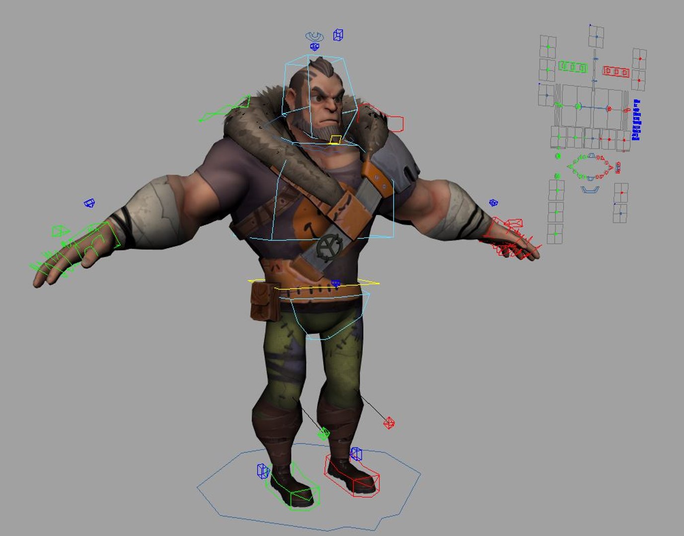 Rig Animation 3D Model - TurboSquid 1375357
