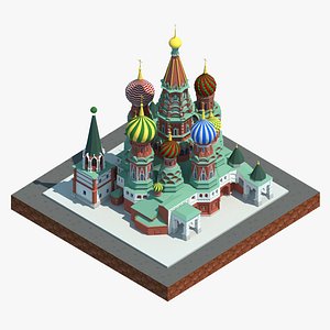Saint Basil Cathedral Cartoon