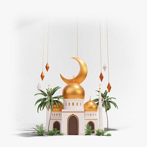 stylized Mosque Animated