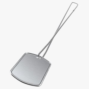 Straight Hang Army Dog Tag Blank