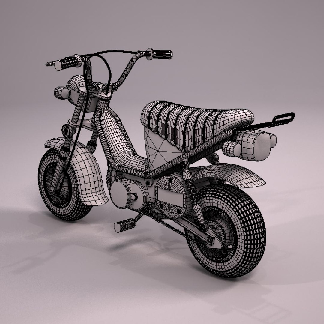 3d Model Of Yamaha Chappy 2010