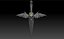 sin dagger 3d model