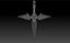 sin dagger 3d model
