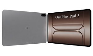 3D OnePlus Pad 3 Frosted Silver model