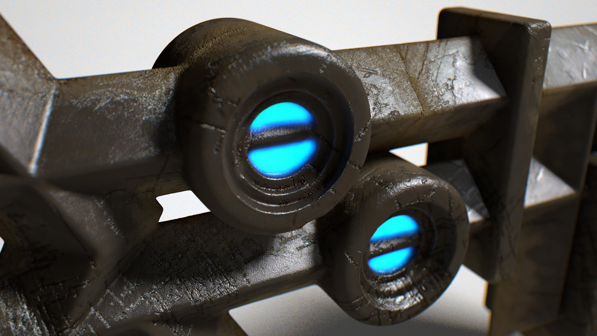 ancient metal key 3d obj