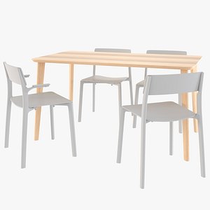ikea chair janinge and table lisabo