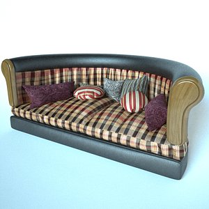 Semicircular sofa