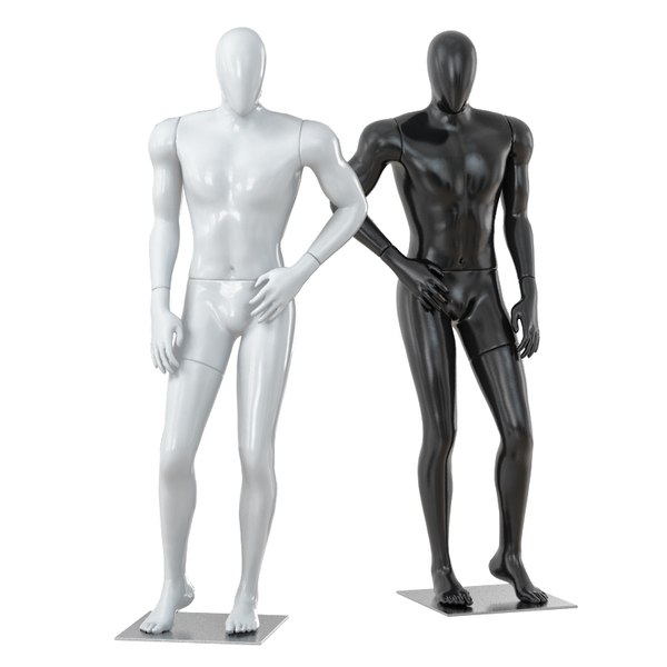 3D faceless male mannequin - TurboSquid 1381201